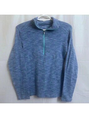 Columbia OuterSpaced 1/2 Zip Pullover Women's Medium M Blue